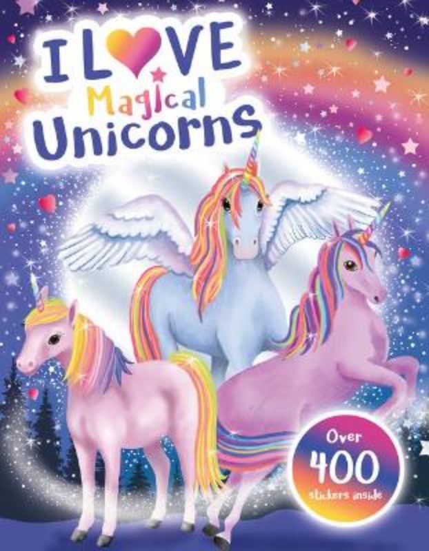 Colorful activity book for kids featuring unicorn-themed puzzles, coloring pages, and fun facts for imaginative play.