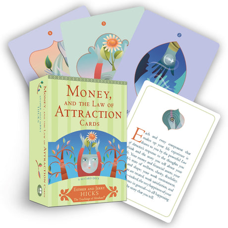 Transformative 'Money & the Law of Attraction Cards' to inspire abundance and a positive mindset about wealth.