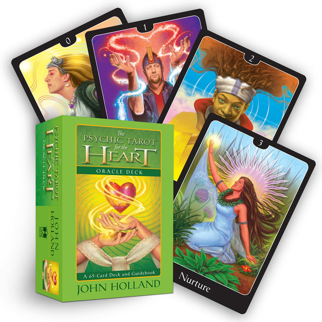 A beautifully illustrated 65-card oracle deck designed for emotional healing and relationship insights.