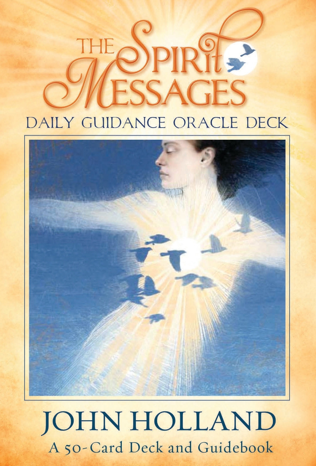 Illustrated oracle card deck by John Holland, featuring 50 cards for spiritual guidance and connection with the Spirit World.