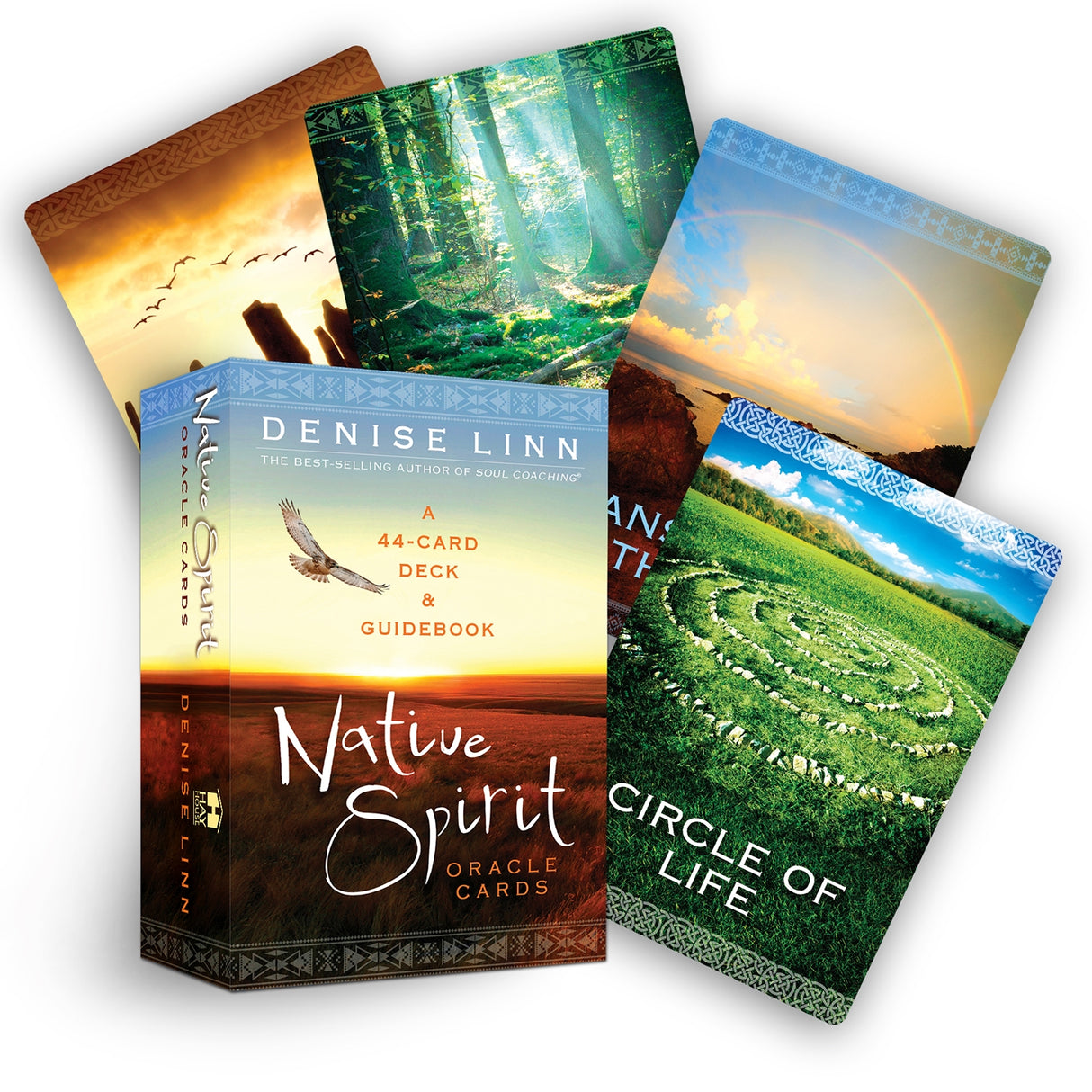 Native Spirit Oracle Cards, a 44-card deck by Denise Linn, for intuitive insight and spiritual growth through nature's wisdom.