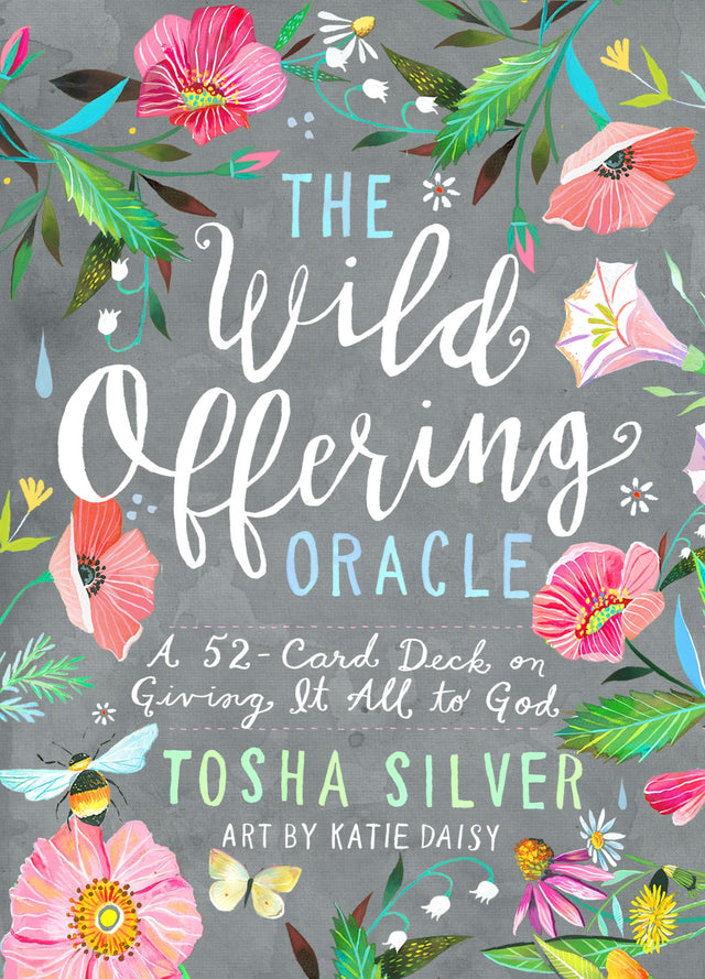 "52 beautifully illustrated oracle cards by Tosha Silver for spiritual guidance and self-acceptance."