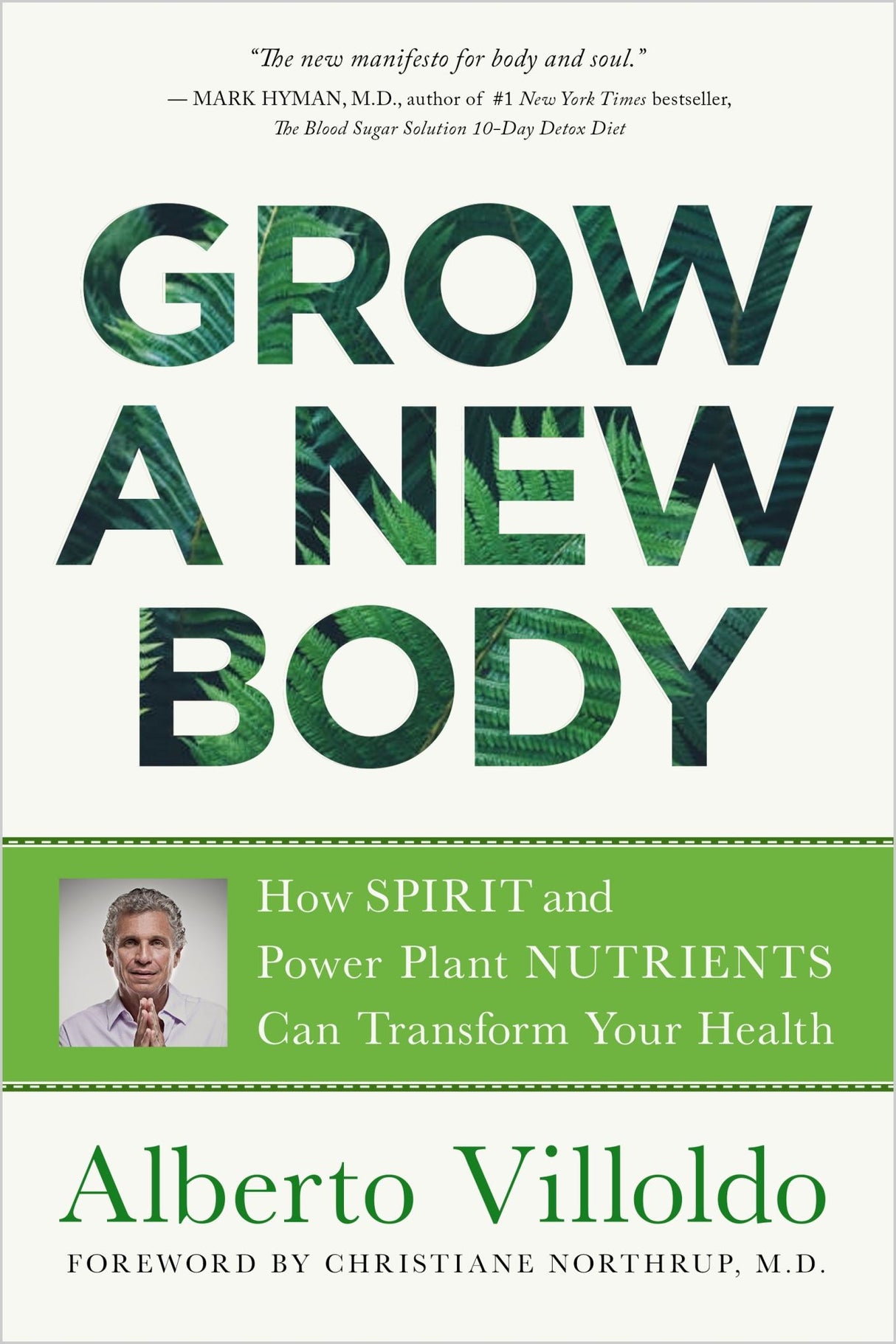 Cover of 'Grow a New Body' by Alberto Villoldo, a guide to holistic healing and transformative wellness practices.