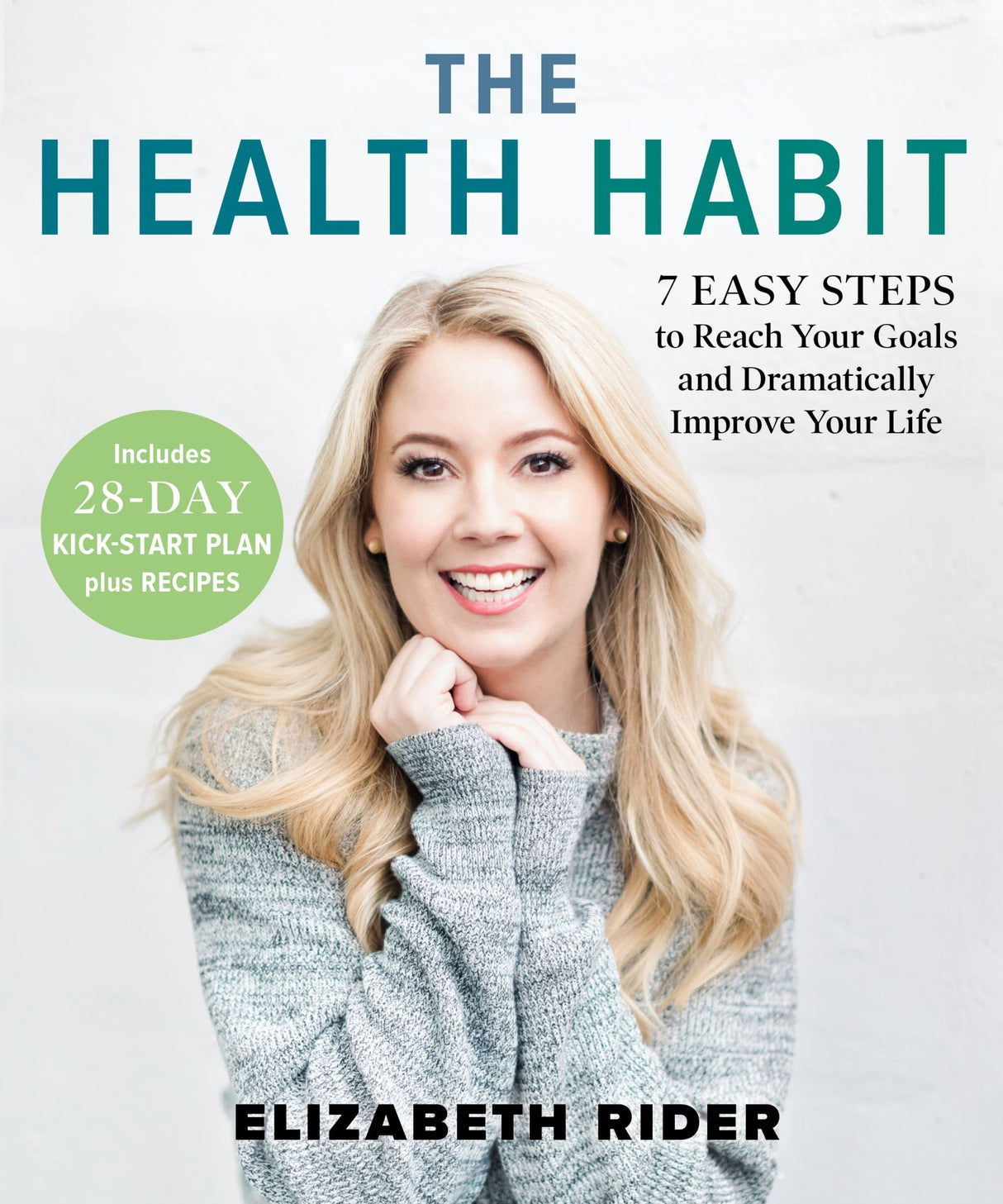 A vibrant 280-page guide by Elizabeth Rider featuring gluten-free and dairy-free recipes and lifestyle tips for healthier living.