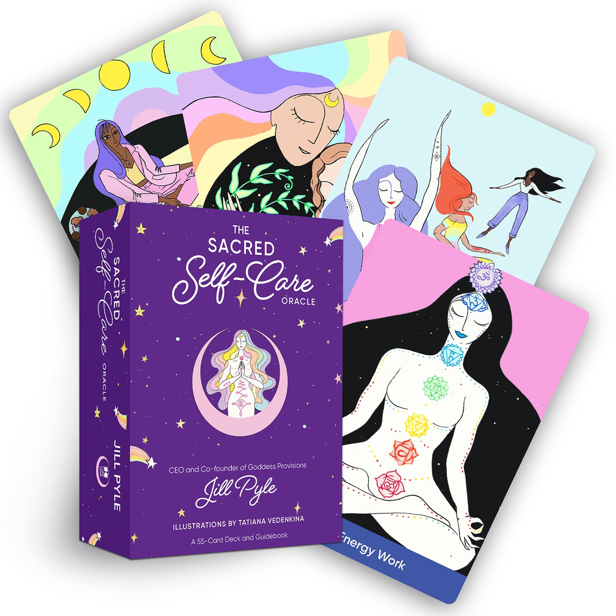 A beautifully illustrated oracle deck for women, enhancing intuition and self-care practices through mindful activities.