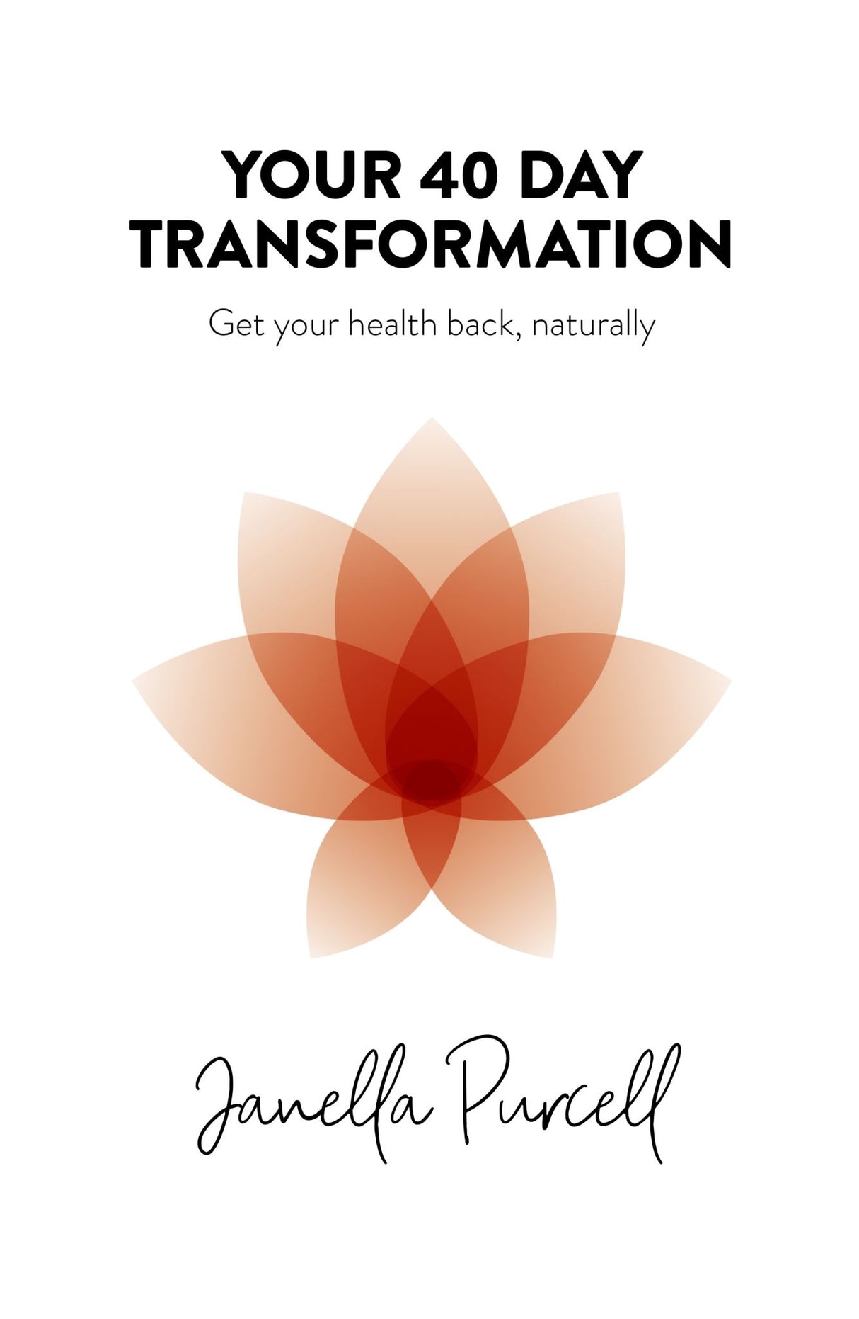 Empowering guide to holistic health featuring a 40-day transformation program and easy recipes for optimal well-being.