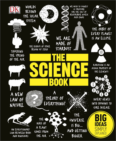 A beautifully illustrated hardcover book exploring 80 groundbreaking ideas in science, from antibiotics to space exploration.