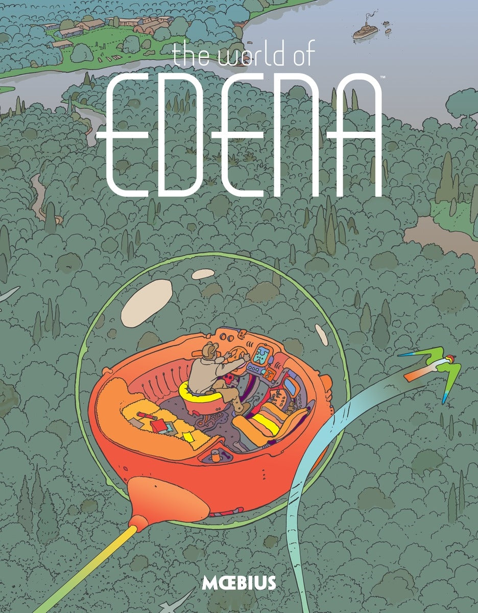 Deluxe hardcover edition of Moebius's The World Of Edena, featuring stunning illustrations and interstellar adventures.