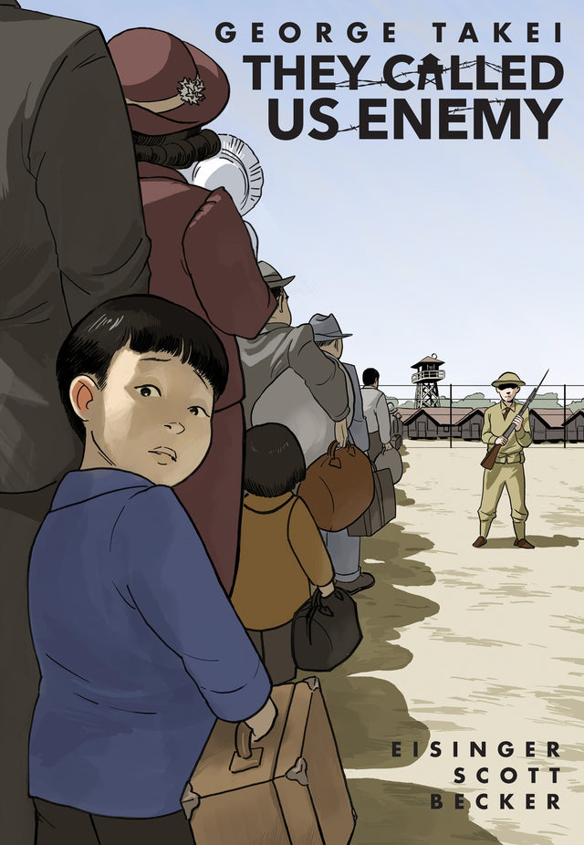 Graphic memoir "They Called Us Enemy" by George Takei depicts Japanese American internment during WWII with powerful visuals and storytelling.