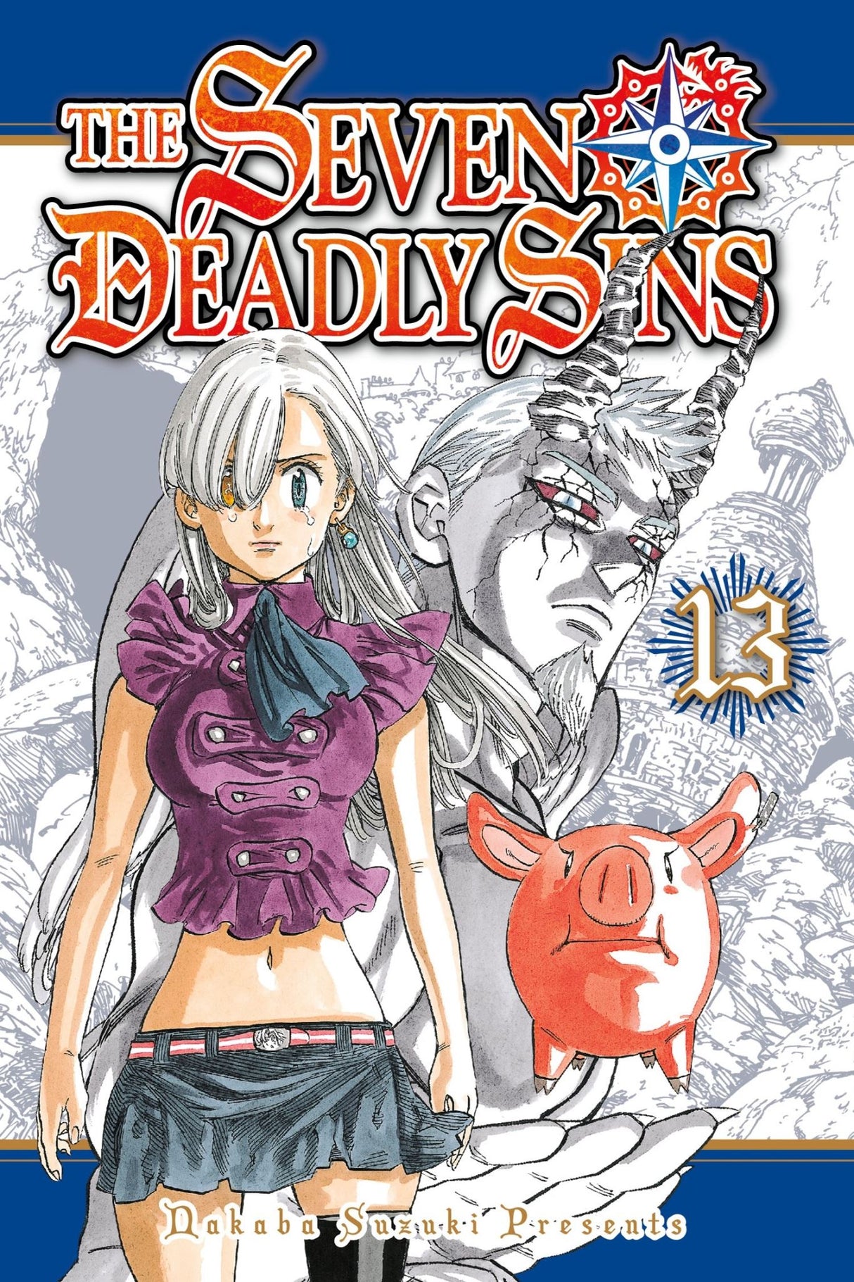 The Seven Deadly Sins 13, a trade paperback adventure featuring Princess Elizabeth and the legendary warriors of Britannia.