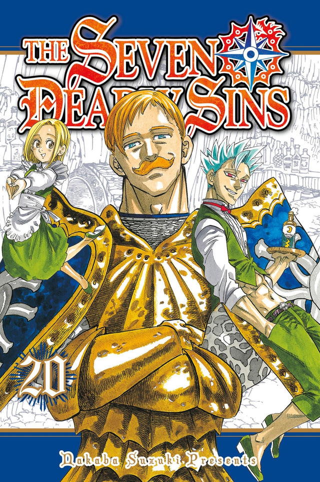 Cover of *The Seven Deadly Sins 20*, showcasing Diane's adventure filled with action and magic at the Vaizel Fighting Festival.