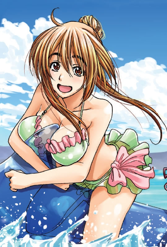 Cover of 'Grand Blue Dreaming 7' featuring vibrant manga art, showcasing beach fun, humor, and chaotic character interactions.