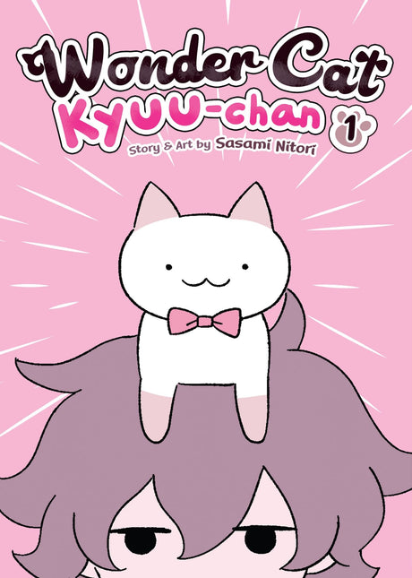 Wonder Cat Kyuu-chan Vol. 1 showcases a heartwarming manga about a young man and his extraordinary cat companion.