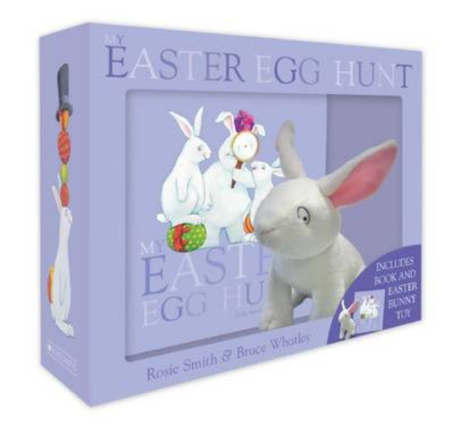 Mini book and plush toy set featuring adorable animals, perfect for Easter egg hunts and children's storytelling.