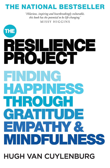 Cover of 'The Resilience Project' by Hugh van Cuylenburg, a transformative book on happiness and mental well-being.