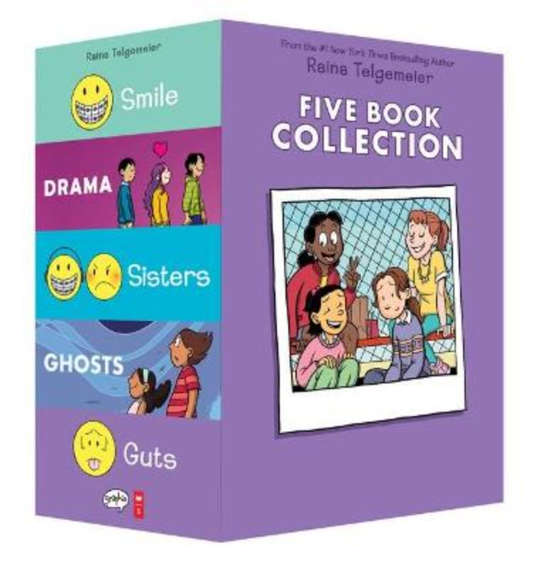 Raina Telgemeier 5 Book Collection