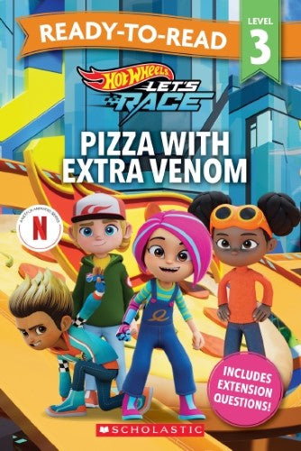 Hot Wheels Let’s Race: Pizza with Extra Venom - Ready-to-Read Level 3 (Mattel)
