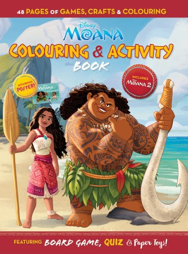 Moana 2: Colouring and Activity Book (Disney)