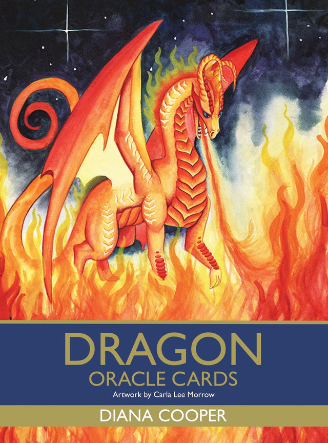 A beautifully illustrated deck of Dragon Oracle Cards designed for spiritual growth and guidance from elemental dragon spirits.