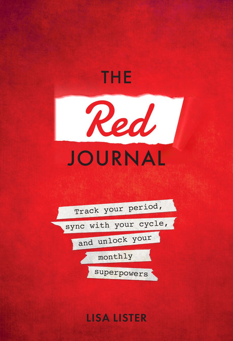 Vibrant red journal for personal growth, featuring 264 pages for reflection and motivation, perfect for daily journaling.