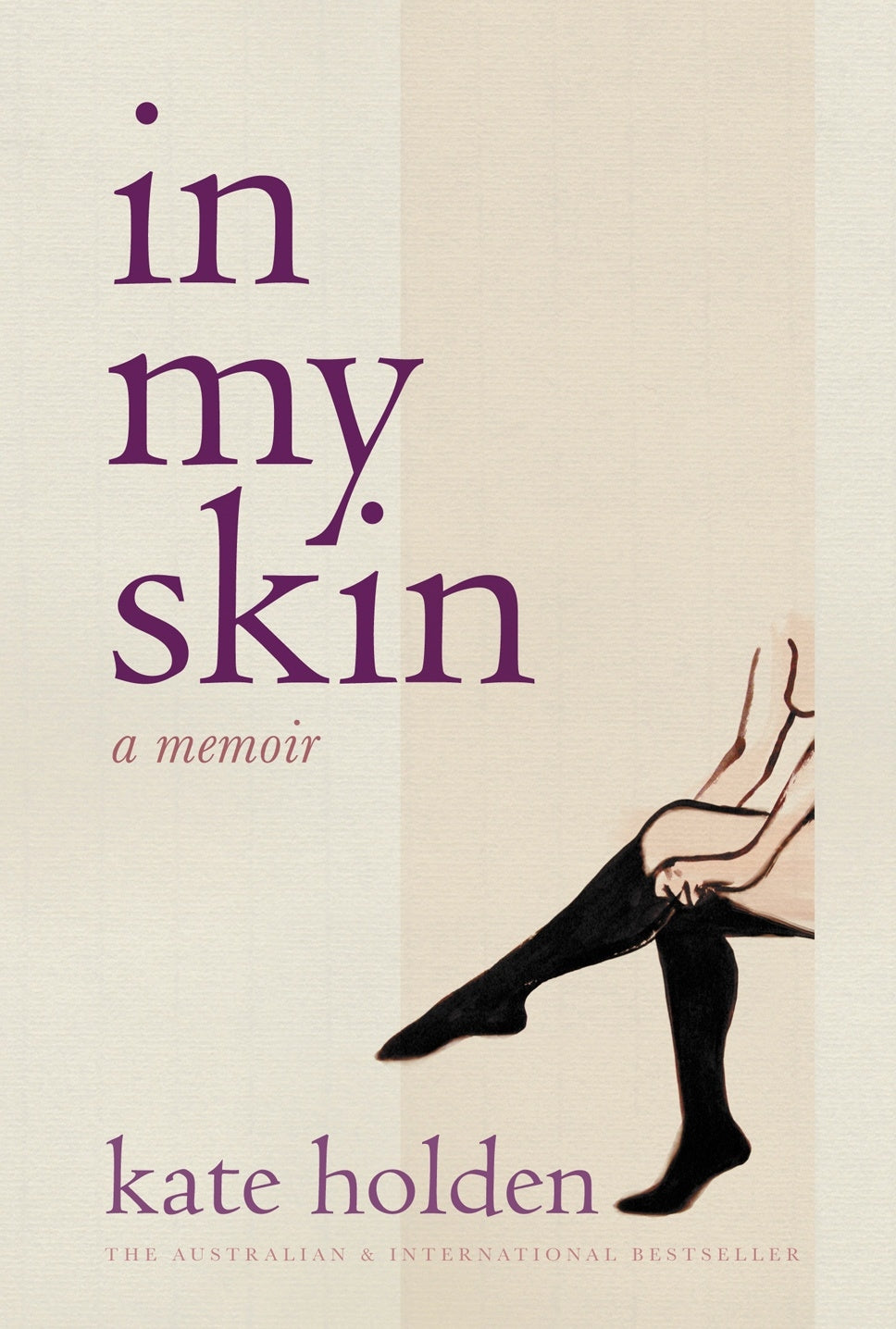 Cover of "In My Skin: A Memoir" by Kate, showcasing her journey through addiction, survival, and resilience in a compelling narrative.