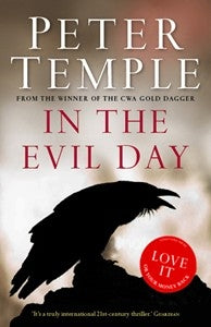 Cover of *In the Evil Day*, a thrilling espionage novel exploring secrets and power in a post-Cold War world.