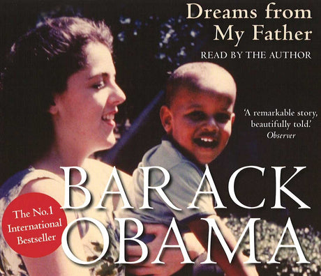 Barack Obama's 'Dreams From My Father' CD features his powerful voice narrating personal stories and reflections on identity.