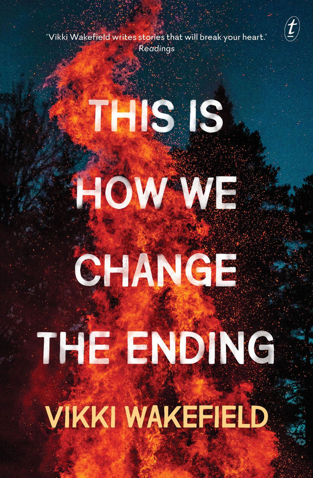 Cover of "This is How We Change the Ending," featuring a young boy reflecting on personal struggles and resilience.