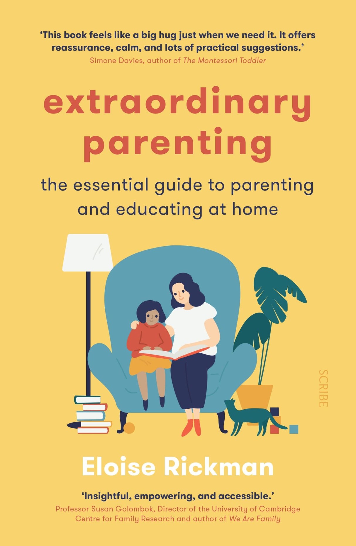 Cover of "Extraordinary Parenting" by Eloise Rickman, a parenting guide for nurturing relationships and effective homeschooling.