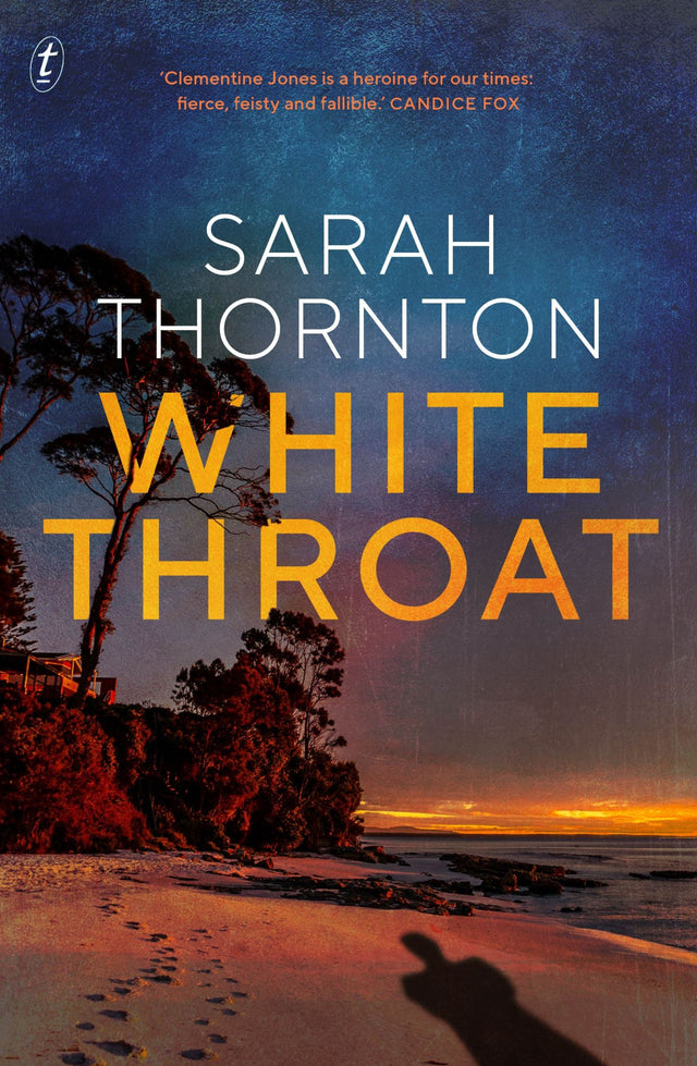 Cover of "White Throat," a gripping novel about a lawyer turned turtle activist confronting murder in Queensland's paradise.