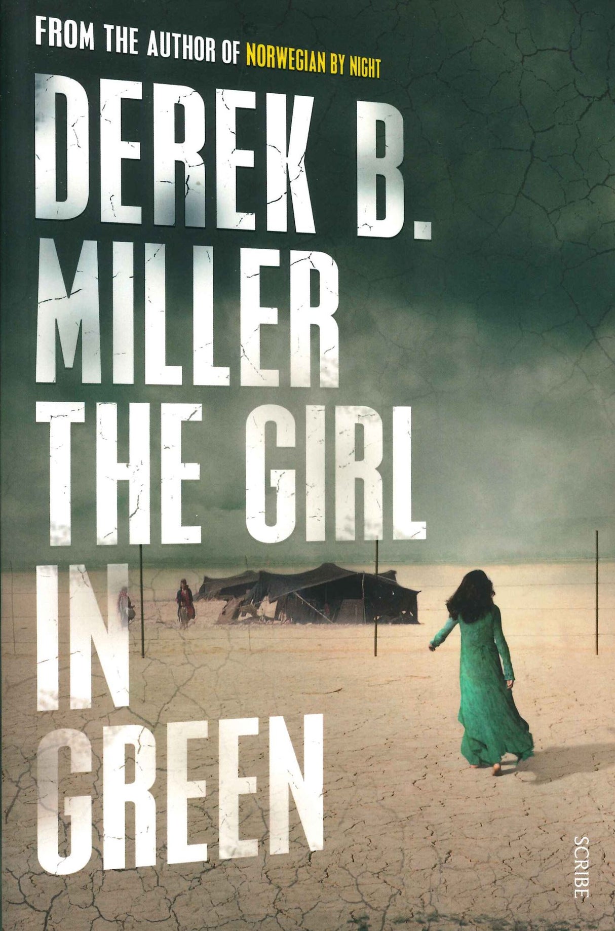 Cover of 'The Girl in Green' by Samuel Miller, featuring a haunting image relevant to war and redemption themes.