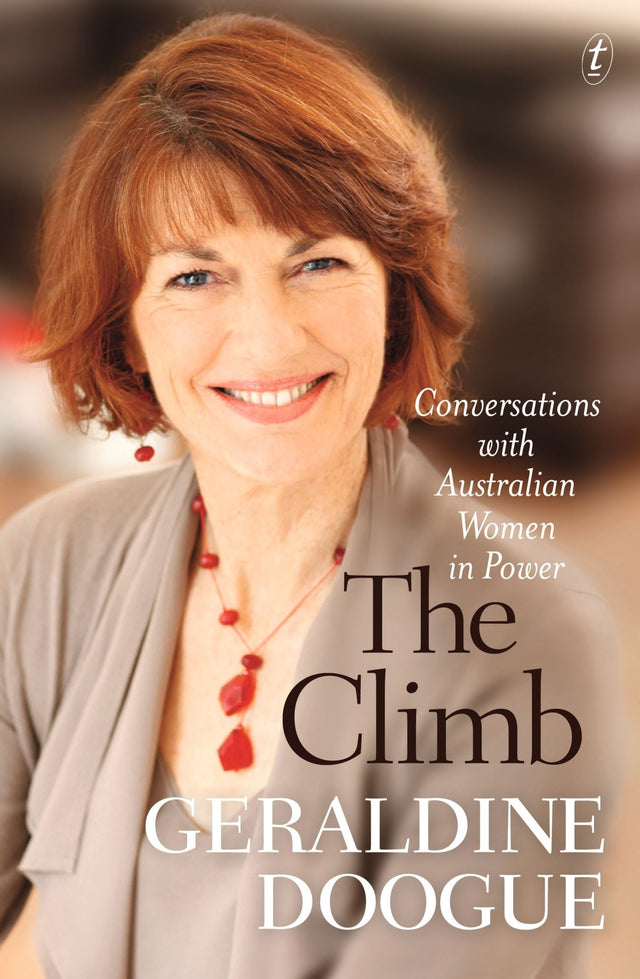 Cover of "The Climb," a book showcasing conversations with Australian women leaders across various sectors.