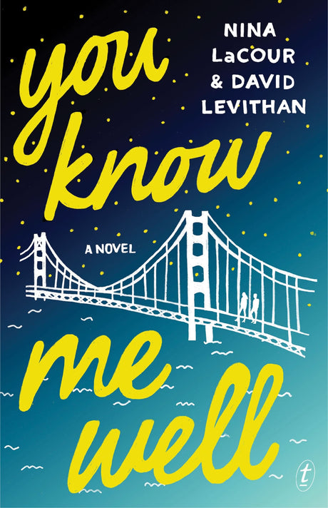 Cover of 'You Know Me Well', a heartfelt novel about friendship and love, featuring Mark and Kate's intertwined lives.