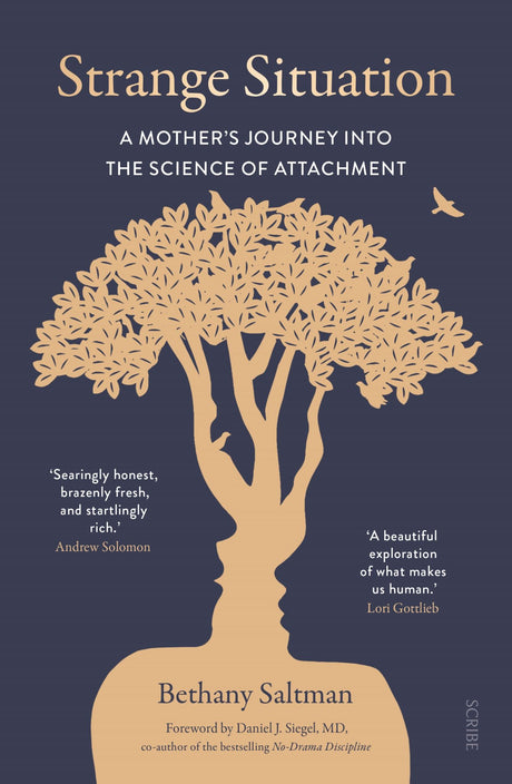 Cover of "Strange Situation" by Bethany Saltman, exploring attachment theory and its impact on parenting and relationships.