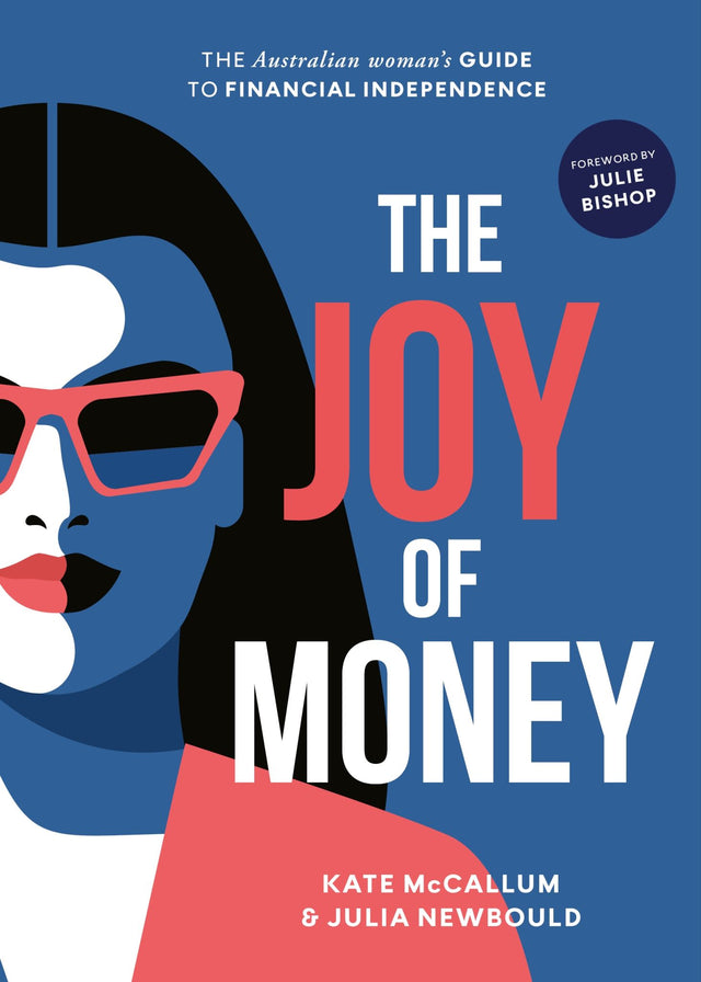 A woman confidently explores financial empowerment through "The Joy of Money," a guide to personal finance and life choices.