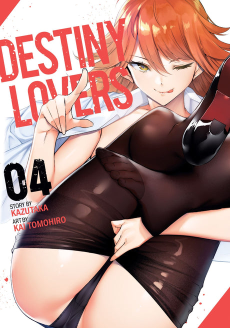 Trade paperback of "Destiny Lovers Vol. 4," featuring a gripping story about a student trapped in a perilous prison.