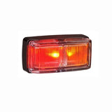 9-33V MDL80 LED RED/AMBER SIDE MARKER LAMP BLK B 2.5M CABLE - NARVA