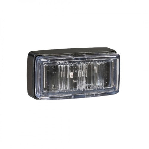 9-33V MDL80 LED FRONT END OUTLINE MARKER WHITE BLK B 2.5M - NARVA