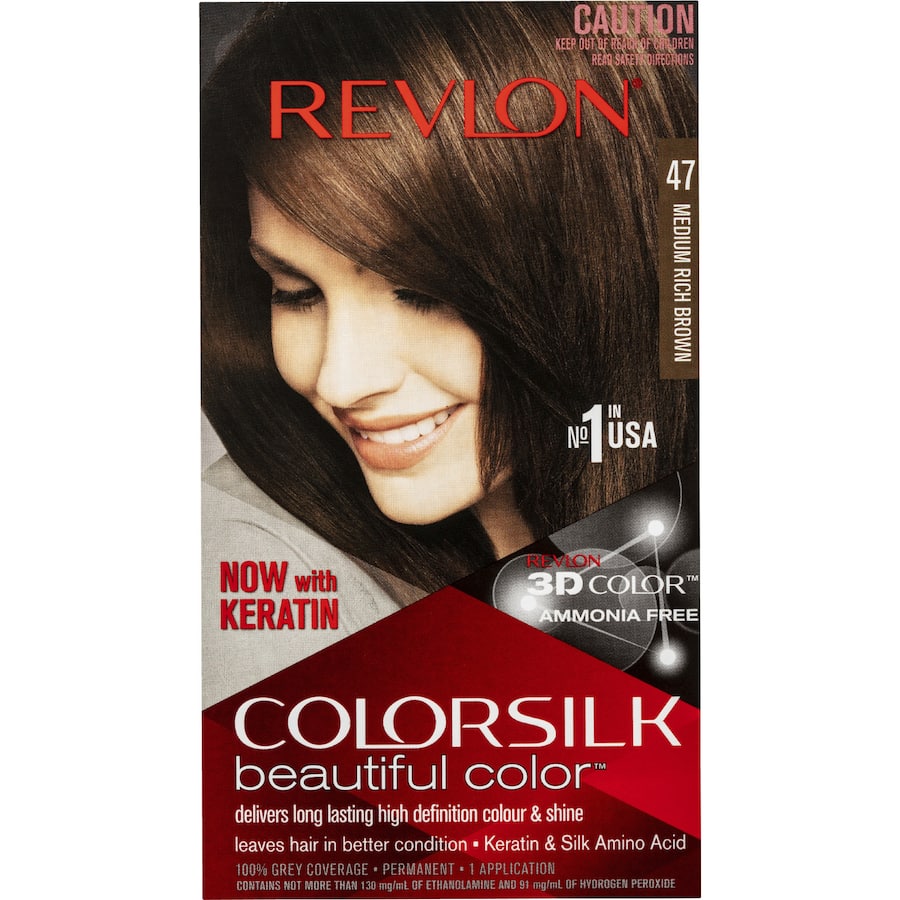 Revlon Hair Colour 47 Med Rich Brown - 1ea