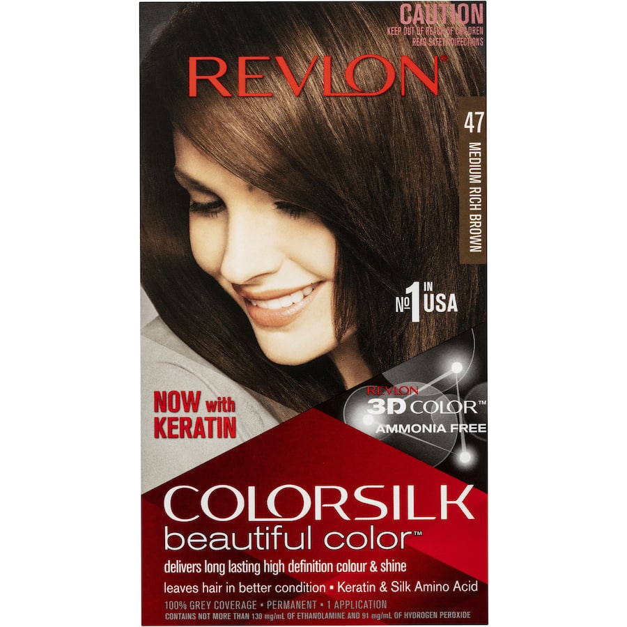 Revlon Hair Colour 47 Med Rich Brown - 1ea