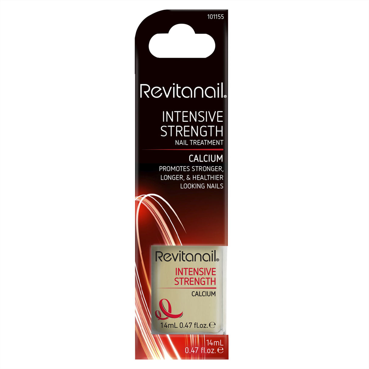 Revitanail Intensive Strength 14ml bottle, a nail treatment for stronger, healthier nails with essential minerals and quick-drying formula.