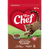 Chef Dry Cat Food Beef & Liver 2kg