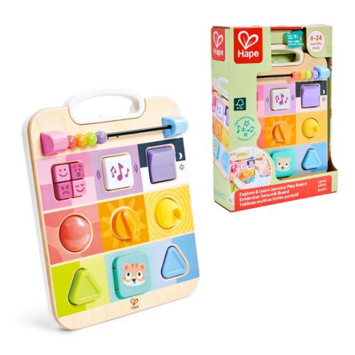 Baby Sensory Activity Board with Lights & Sounds - Hape