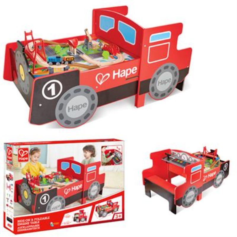 Ride on & Foldable Engine Table - Hape