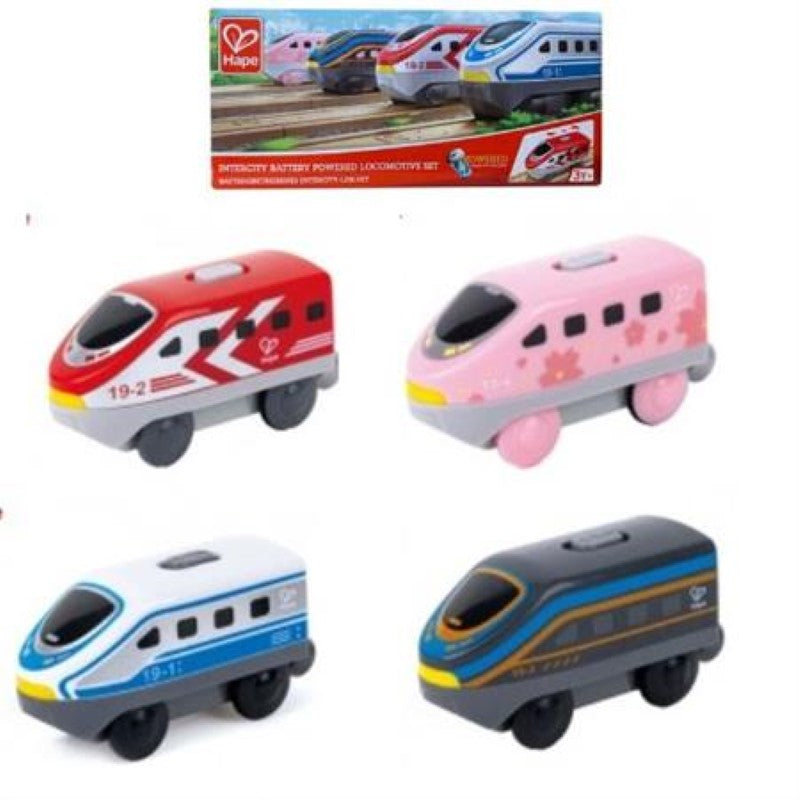 Inter City Loco Playset - Hape Battery Powered (2 Sets)