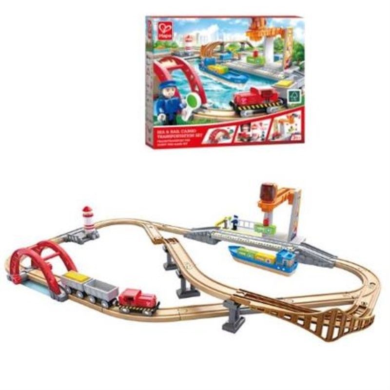 Sea & Rail Cargo Transportation Set - Hape