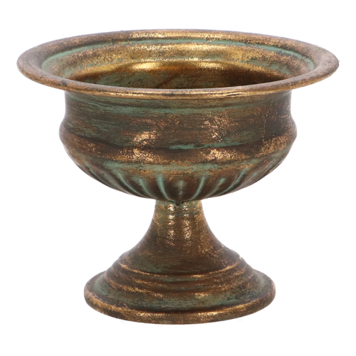 French Urn - Aged Metal 12.5cm (Set of 2)