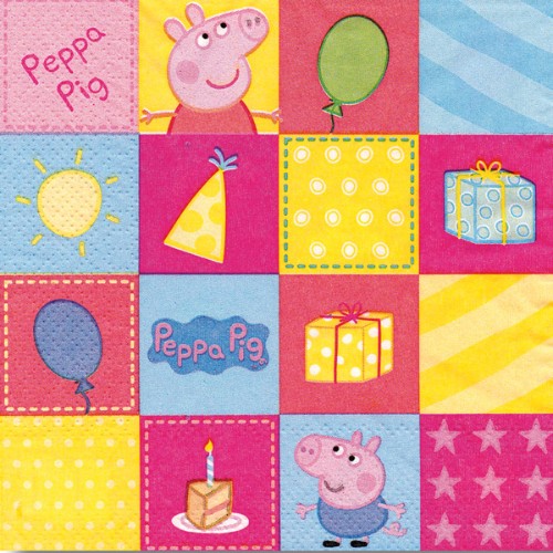 Peppa Pig Luncheon Napkins