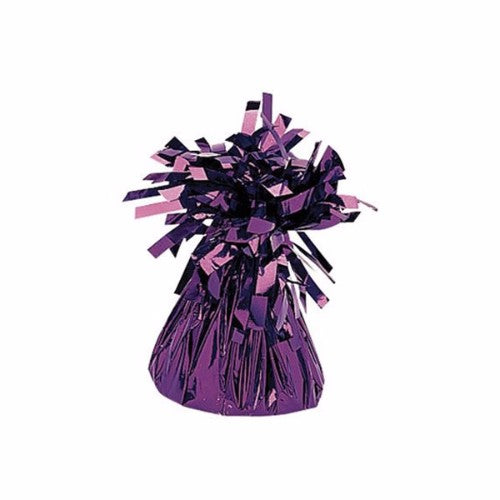 Balloon Weight Purple Mylar PER EACH