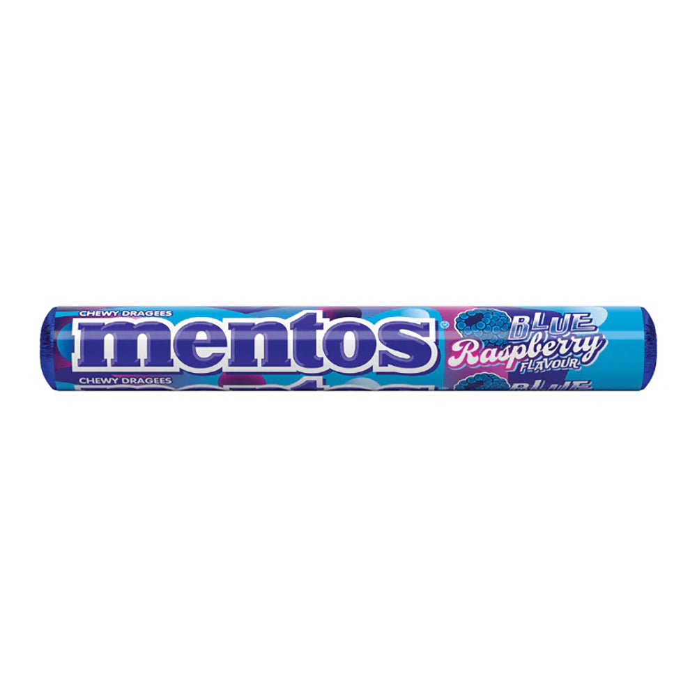 Mentos Blue Raspberry 37.5g 40pk - Box of 40 Packs